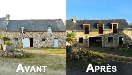 Avant / Après pierre